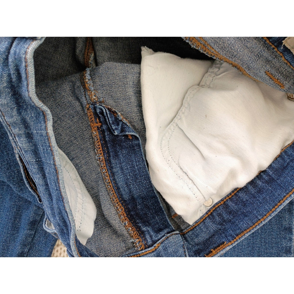 RuffHewn Womens Bootcut Jeans Size 10 30x31 Mid Wash Blue Stretch Denim