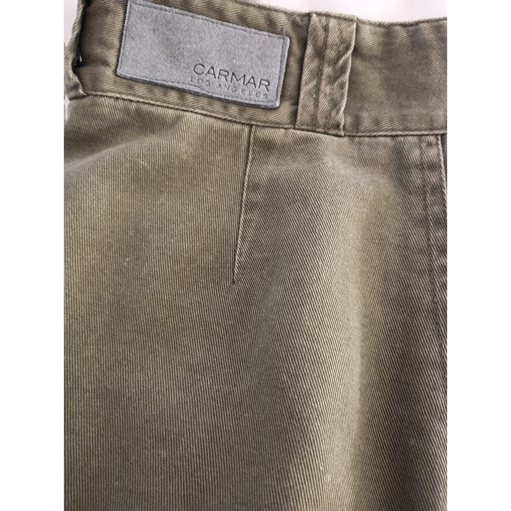 CARMAR CARMAR Olive Green Distressed Cargo Pants Size 26 VTG Grunge Style