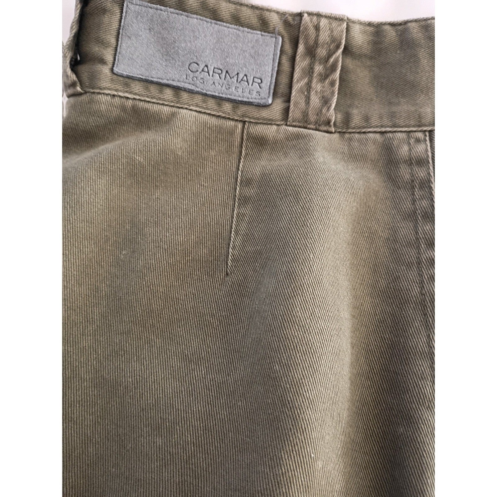 CARMAR CARMAR Olive Green Distressed Cargo Pants Size 26 VTG Grunge Style
