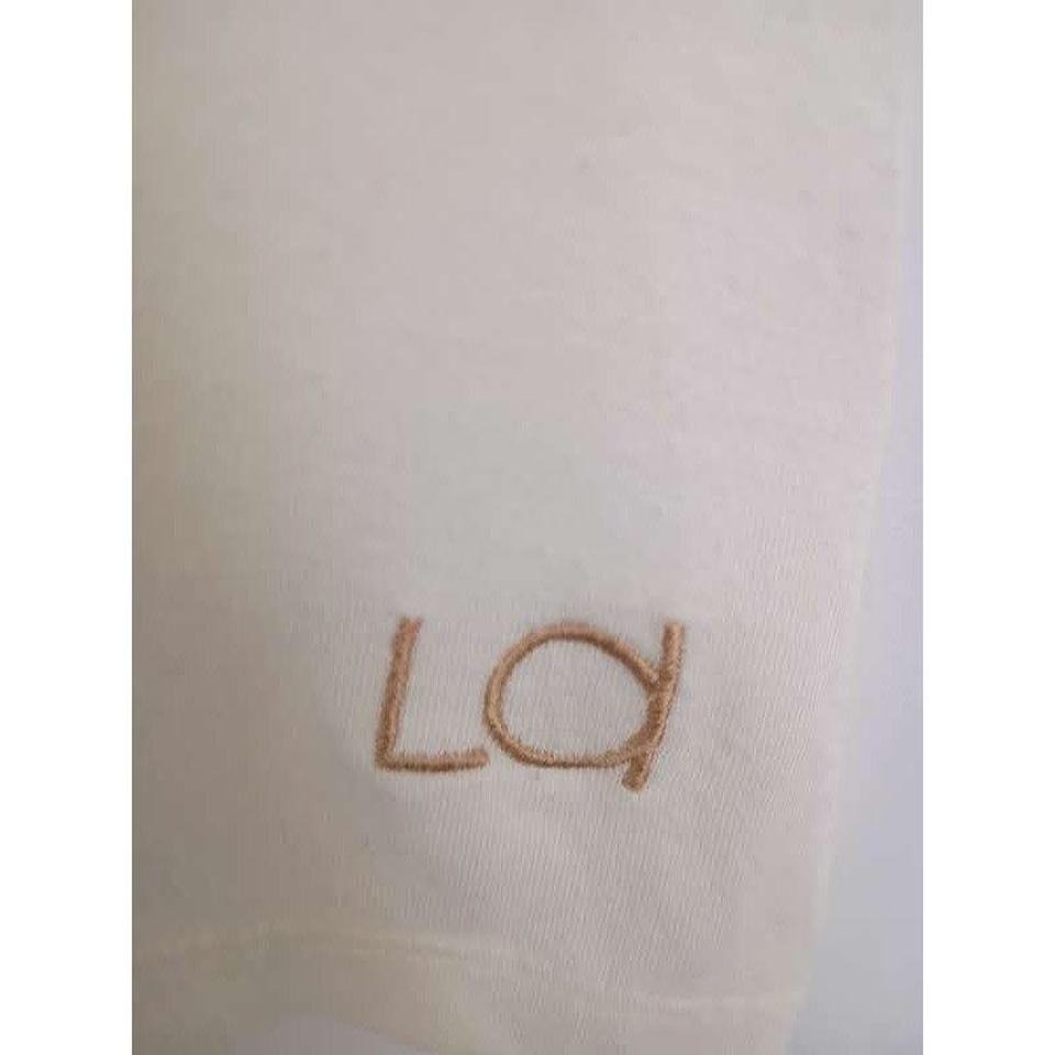 Lizzie Driver Ivory Micromodal Golf Polo Shirt S USA Made Luxe Basic $110