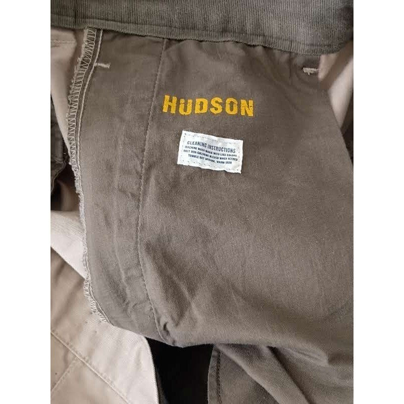 Gap Hudson Straight Leg Khaki Tan Chino Pants Mens 36x30 Cotton Trousers