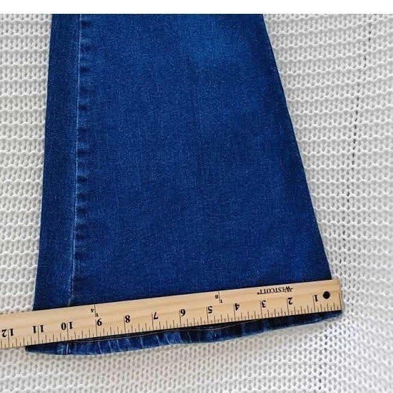 Flying Banana High Rise Flare Jeans 28x32 Medium Wash Bell Bottom Cowgirl Boho