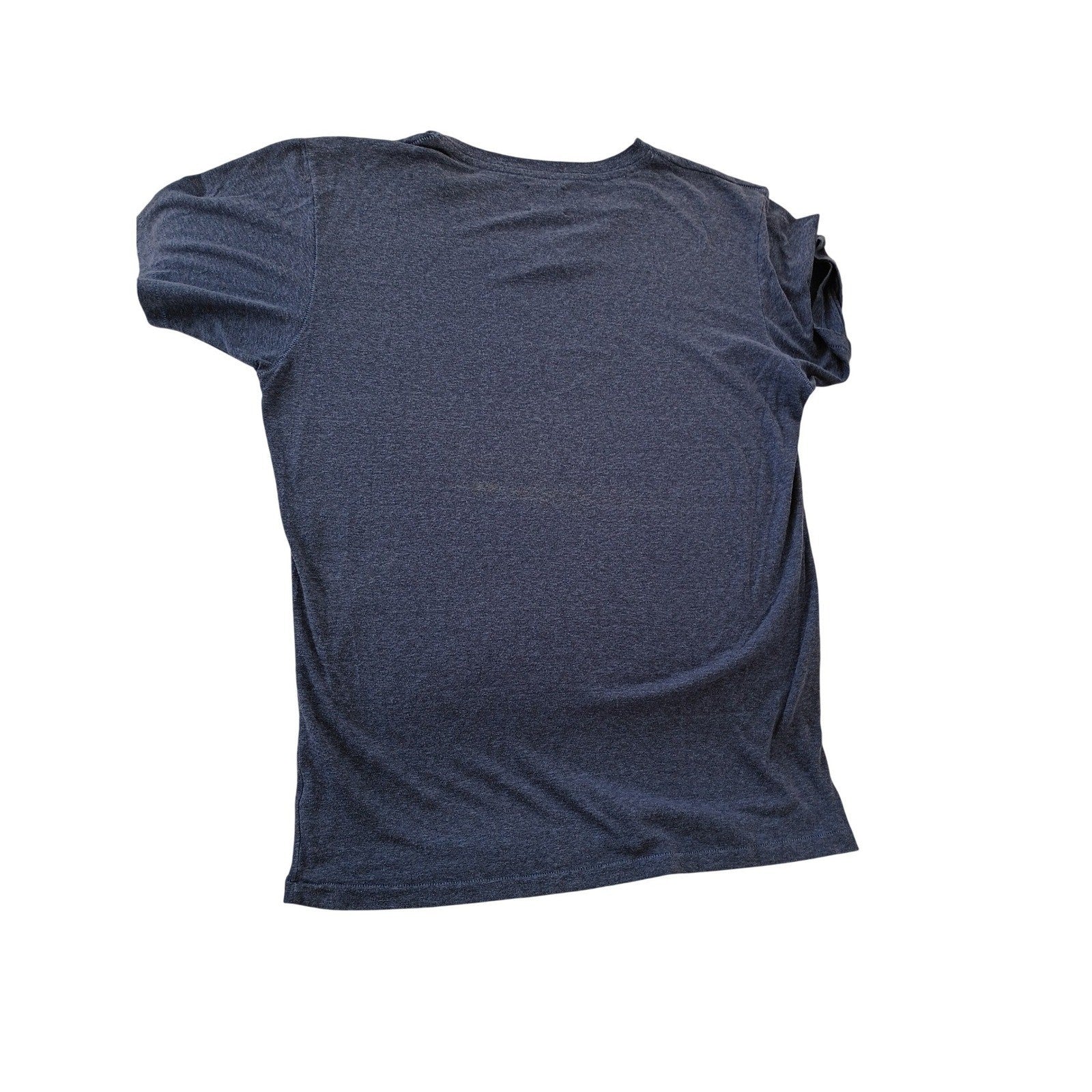 AG Jeans Heathered Blue V Neck Short Sleeve Cotton T Shirt Top Mens XXL