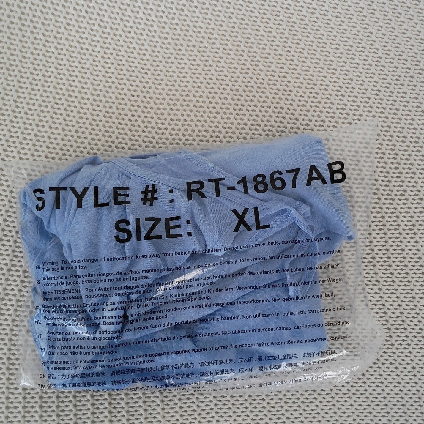NWT Zenana Periwinkle Blue Pleated Flowy Cami Tank M Boho Lightweight Relax Fit