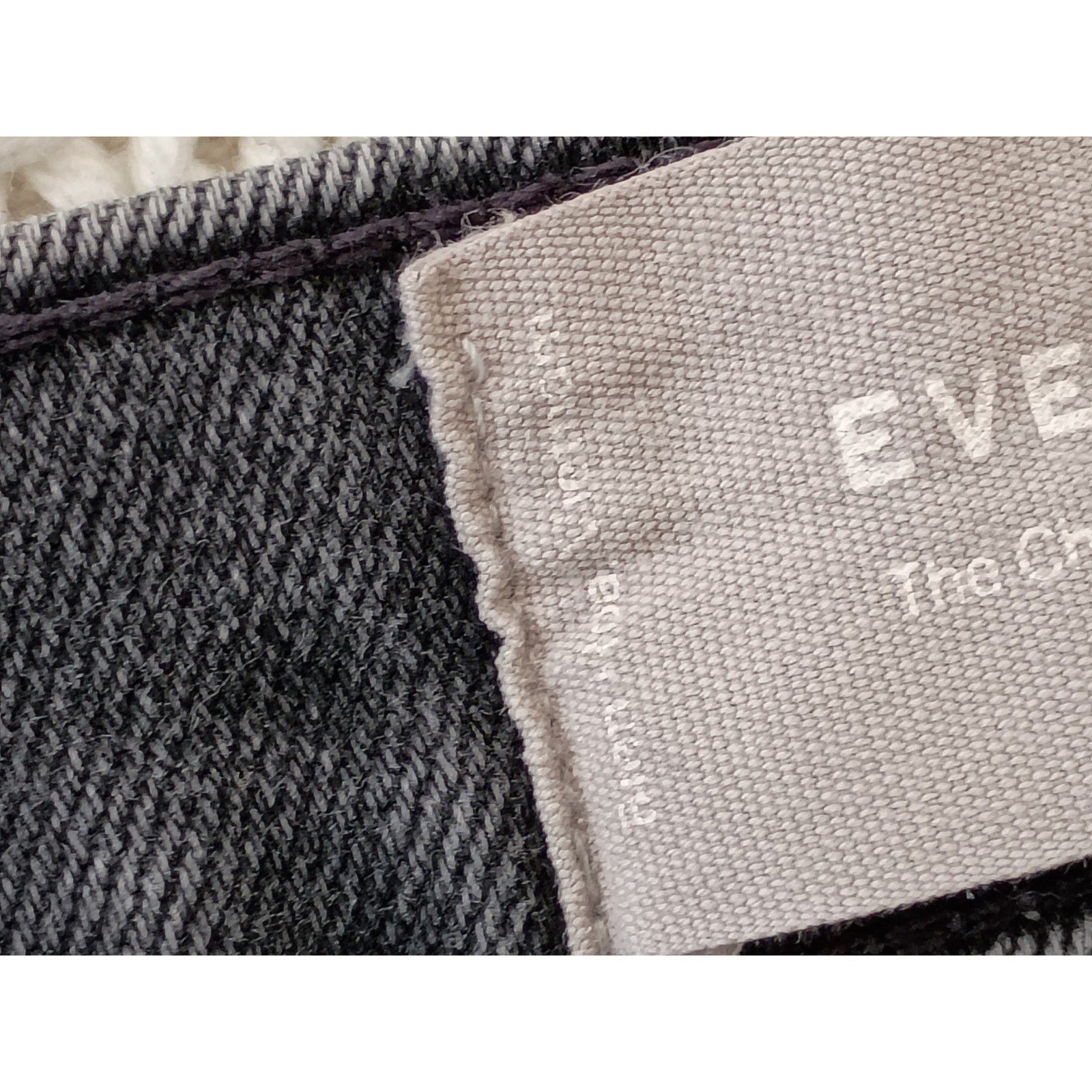 Everlane The Cheeky Bootcut Crop Jean Washed Black High Rise 26x26 Stretch