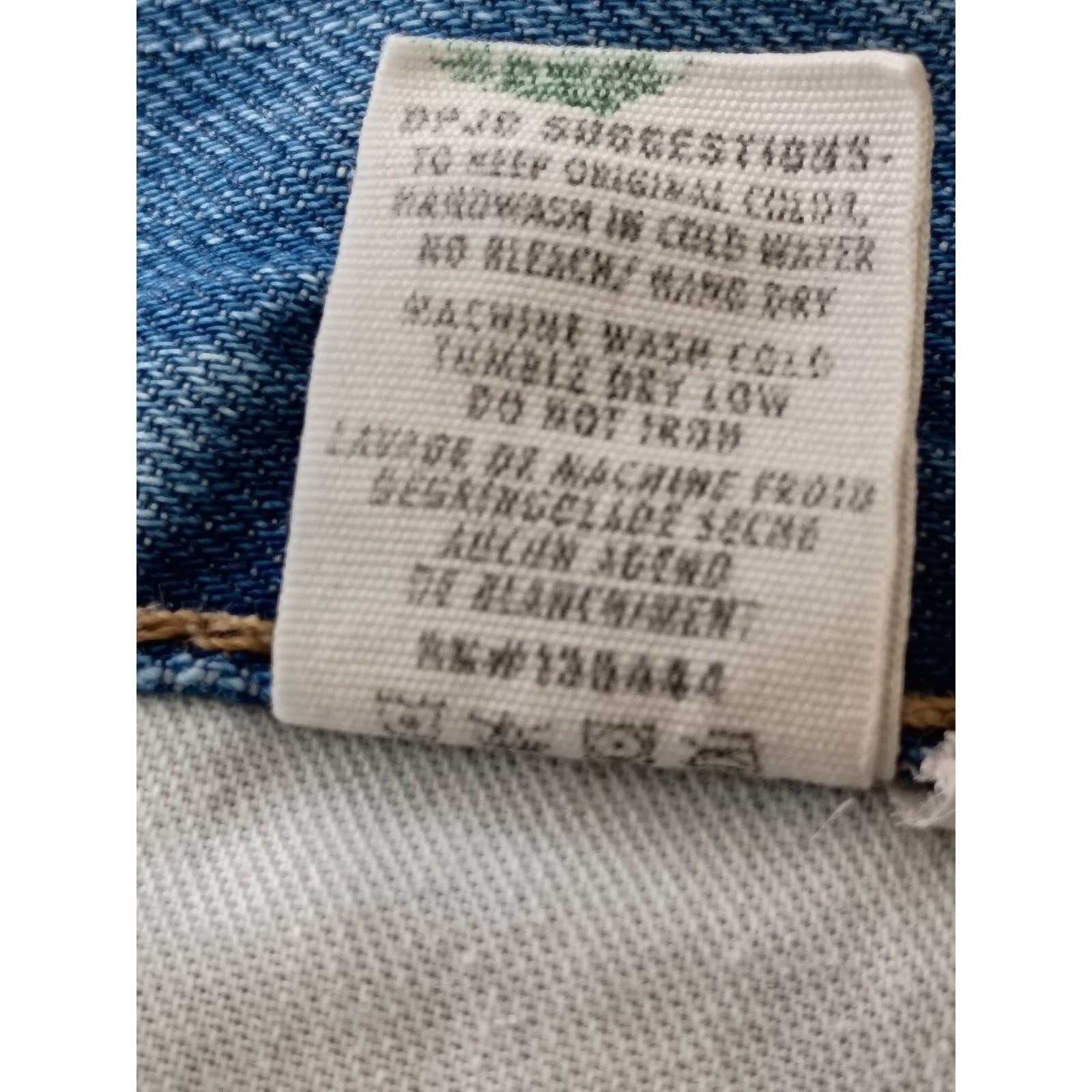 VTG Deep Pocket Jean Co USA Kentucky Straight Leg Jeans Light Wash Button Fly 29