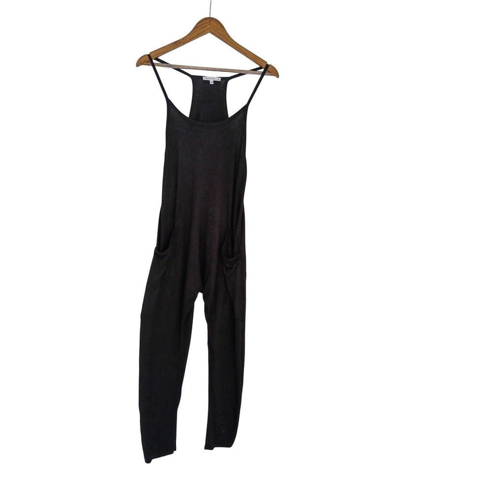 ANTISTAR Black Harem Jumpsuit Spaghetti Strap Boho Flowy Relaxed M