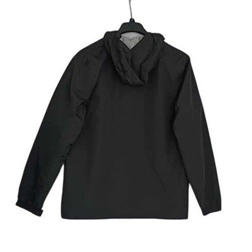 Charles River Apparel Mens Gray Hooded Windbreaker Jacket Size L AALR Logo