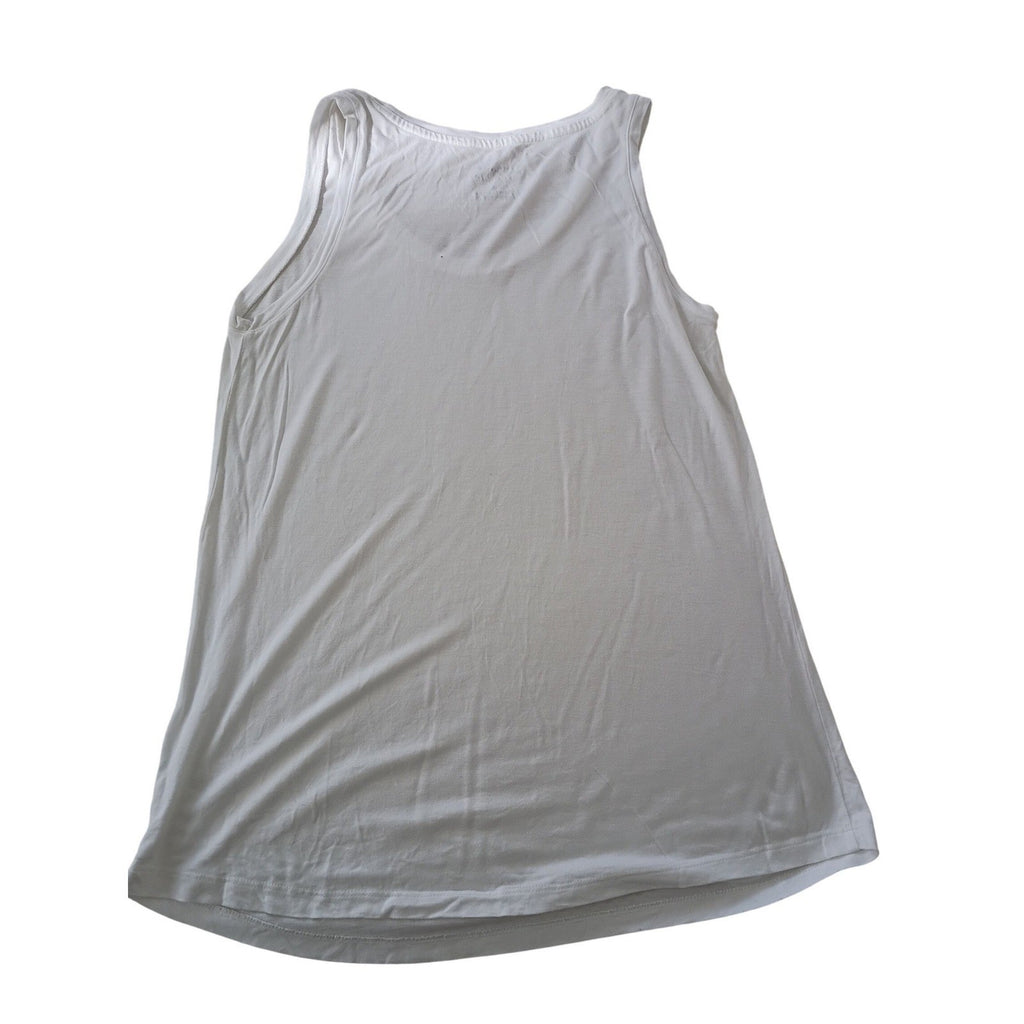 Maison Jules White Scoop Neck Sleeveless Tank Top M Basic Casual