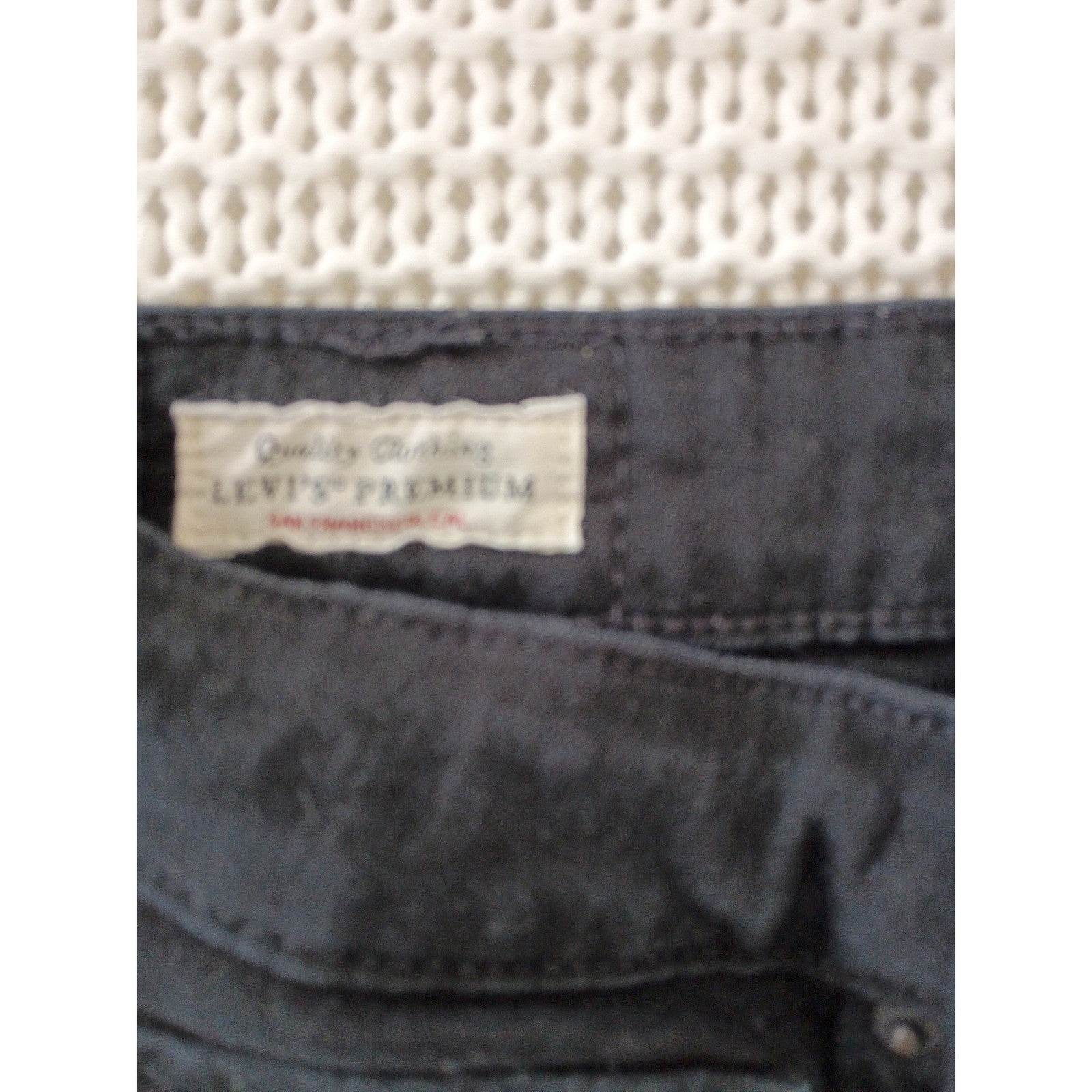 LEVI'S 721 High Rise Skinny Black Jeans 27x29 NWOT Distressed Cotton Viscose