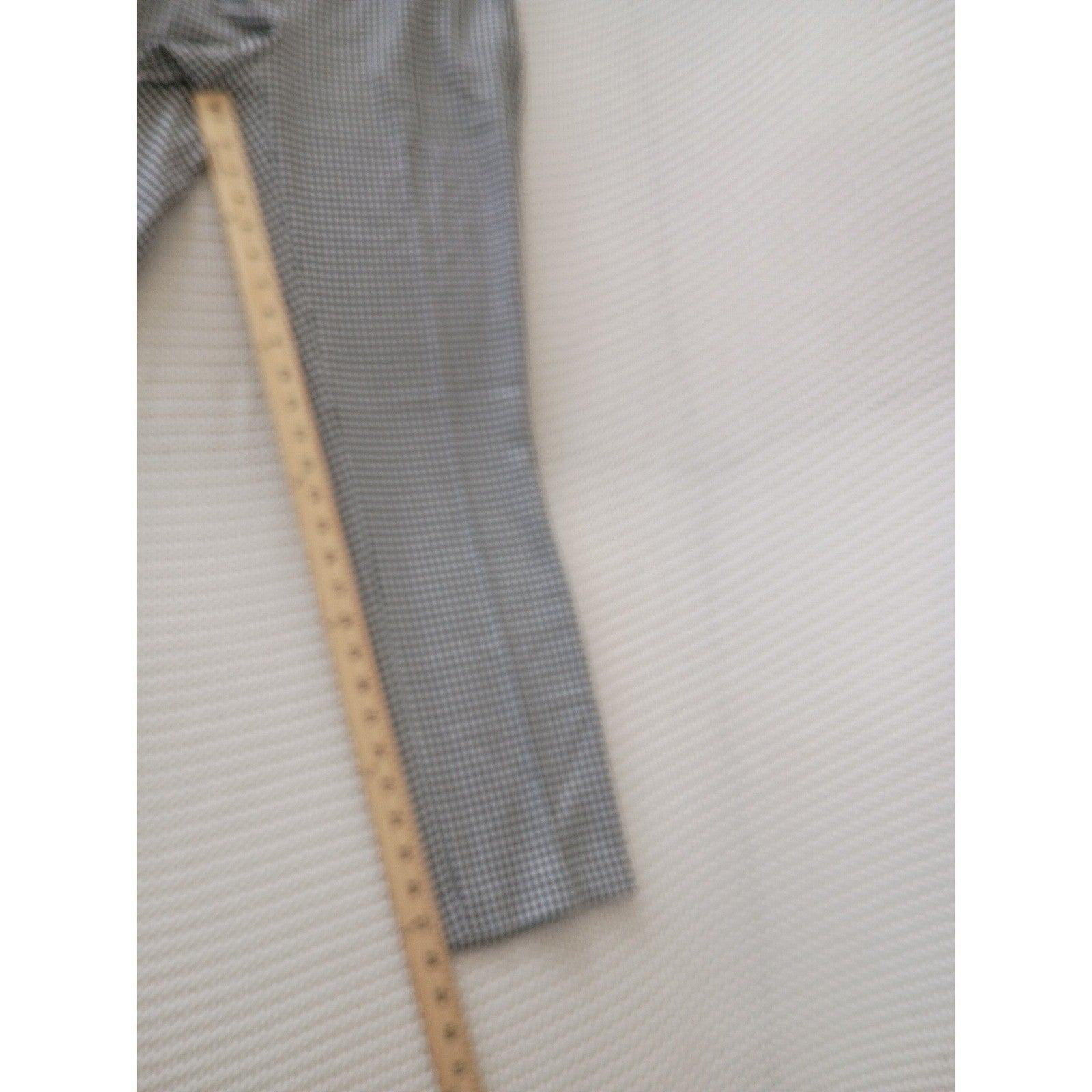 Calvin Klein Houndstooth Pants Black White Slim Fit 4 W30 x 28.5 Dress Trousser