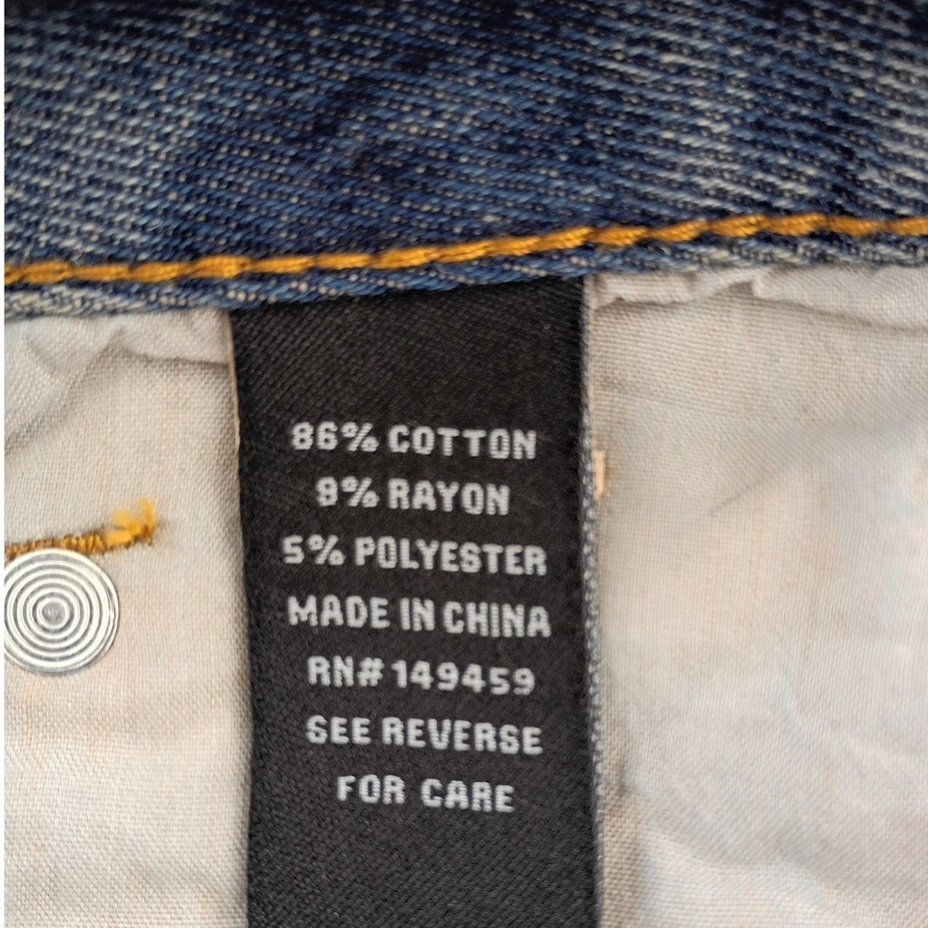 Ashley Mason Premium Women Jeans Blue Wash Size 3 26 Straight Leg Denim