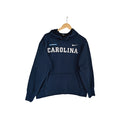 Nike Dri-Fit Carolina Tar Heels Hoodie Mens L Navy Blue UNC Pullover Sweatshirt