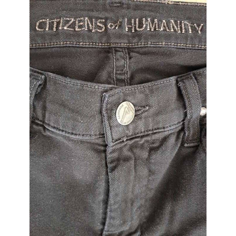Citizens of Humanity Slim Straight Black Jeans Mens 29x29 Made in USA