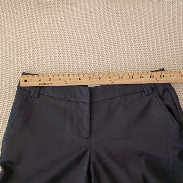 New York & Company Bootcut Dress Pants Black Cotton Blend Womens 2P 28x28 NWOT