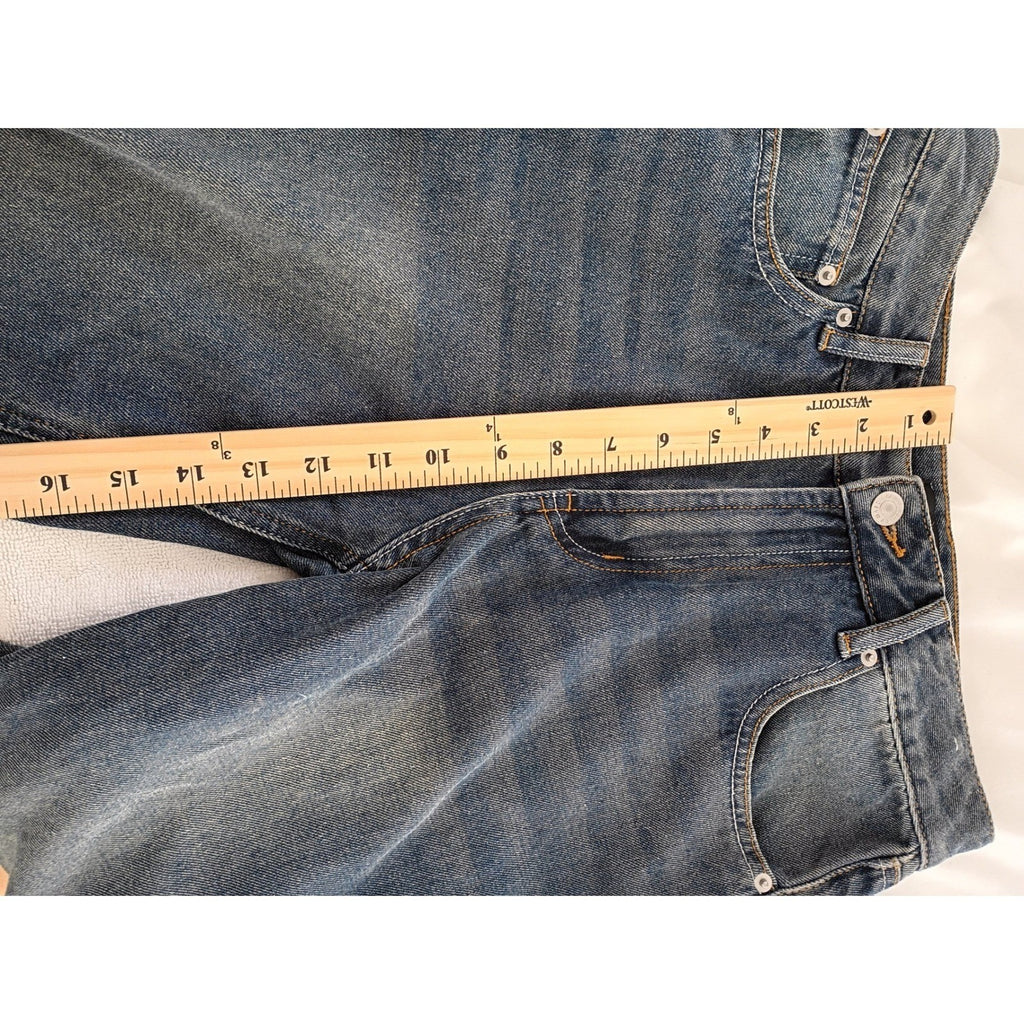 Ashley Mason Premium Women Jeans Blue Wash Size 3 26 Straight Leg Denim
