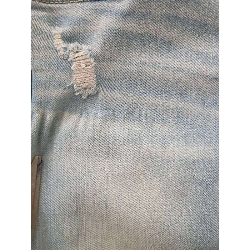 Abercrombie Distressed Super Skinny Jeans Light Wash Womens 24/25
