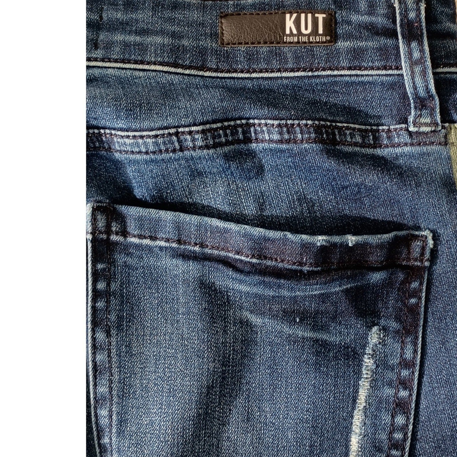 High Rise Slim Jeans 27x27 Dark Wash Connie Kut From The Kloth Classic