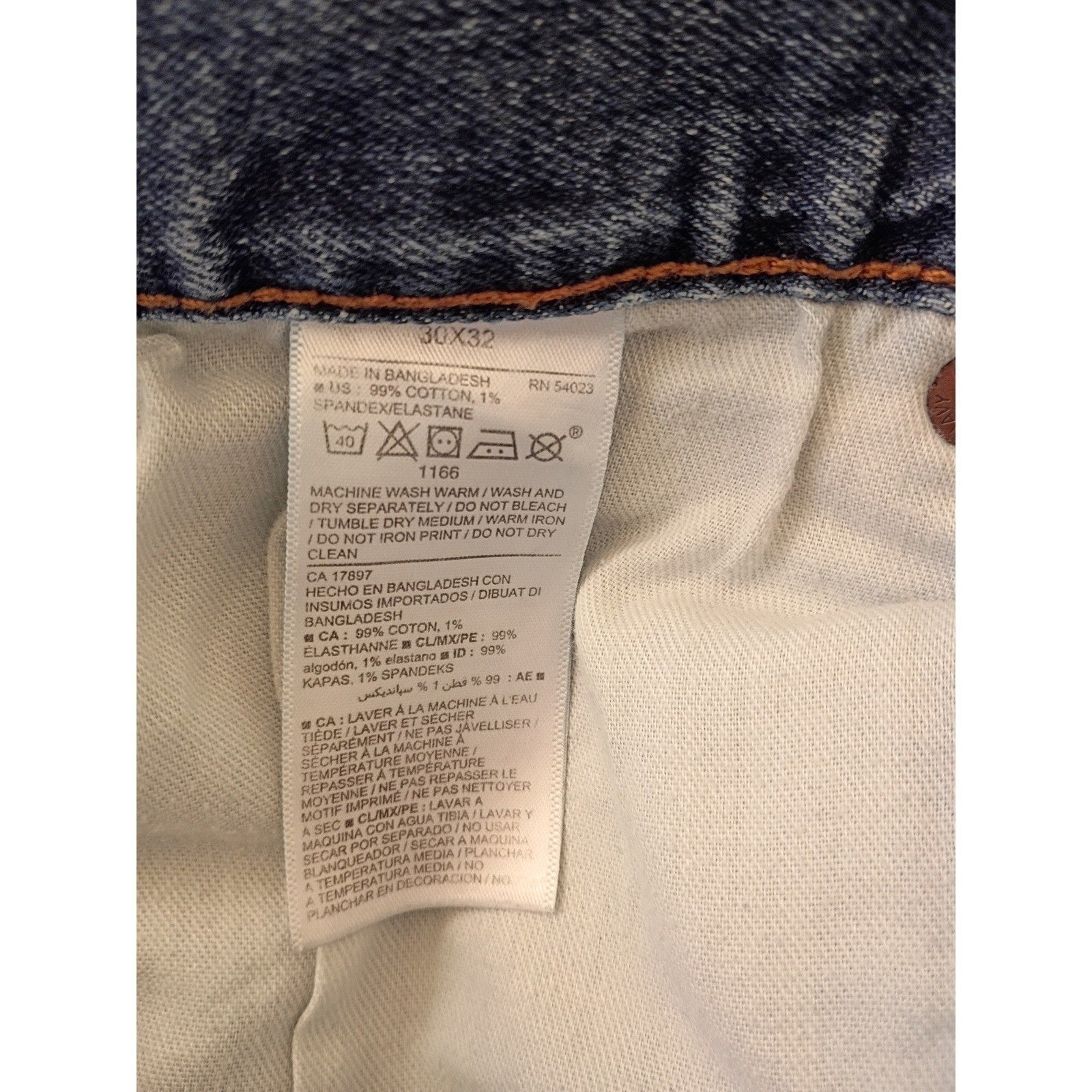 Old Navy Built-In Flex Skinny Jeans Medium Wash Men's 30x32 Stretch Denim