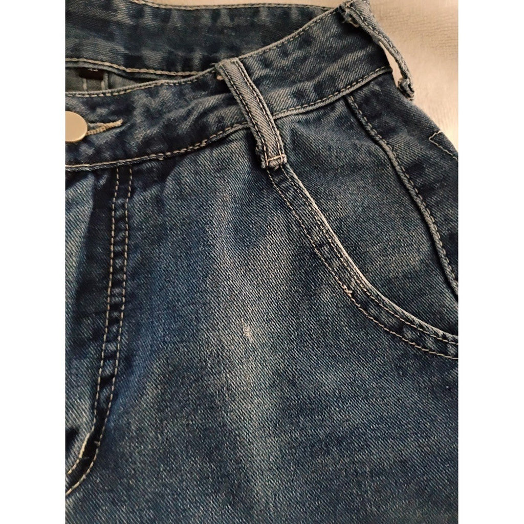 NVFELIX Blue Relaxed Fit Denim Jeans 26x30 Casual Boho