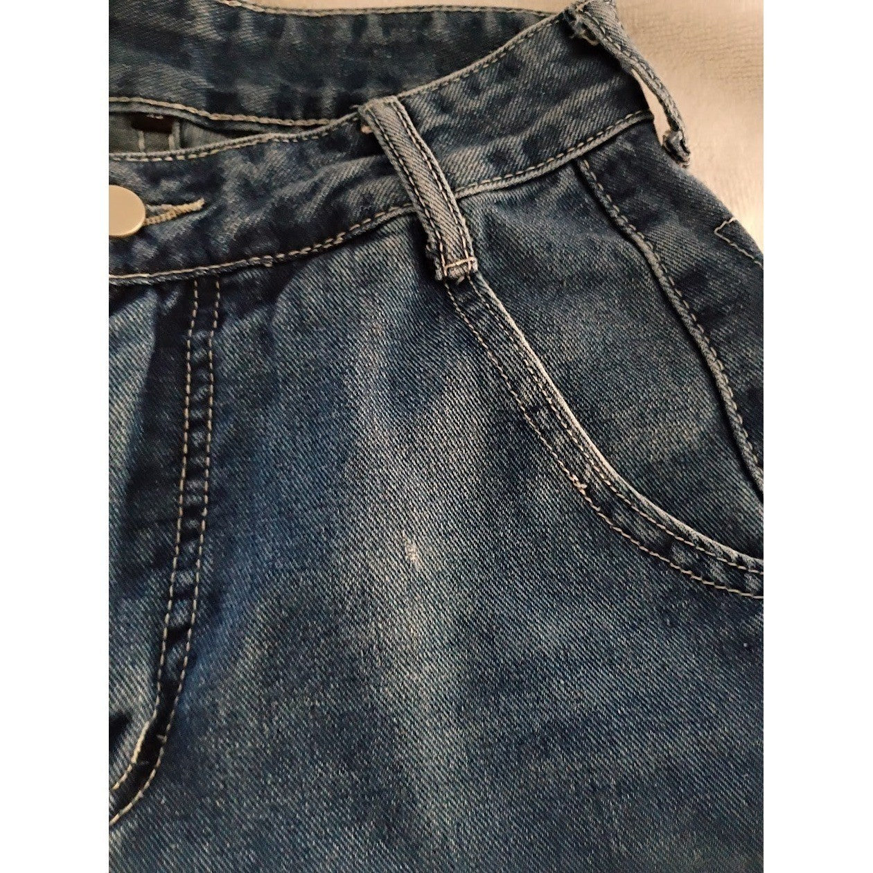 NVFELIX Blue Relaxed Fit Denim Jeans 26x30 Casual Boho