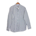 J.McLaughlin NWT Collis Shirt Navy White Gingham Check Button Down Casual Mens M