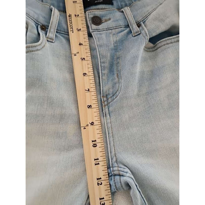 RSQ Mens Slim Straight Jeans Light Wash 29x30 Skate Streetwear Minimalist Y2K