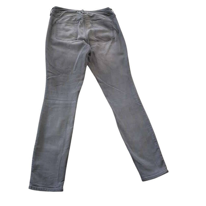 Athleta Sculptek Super Soft Grey Skinny Jeans W27-28 Mid Rise Stretch Denim Pant