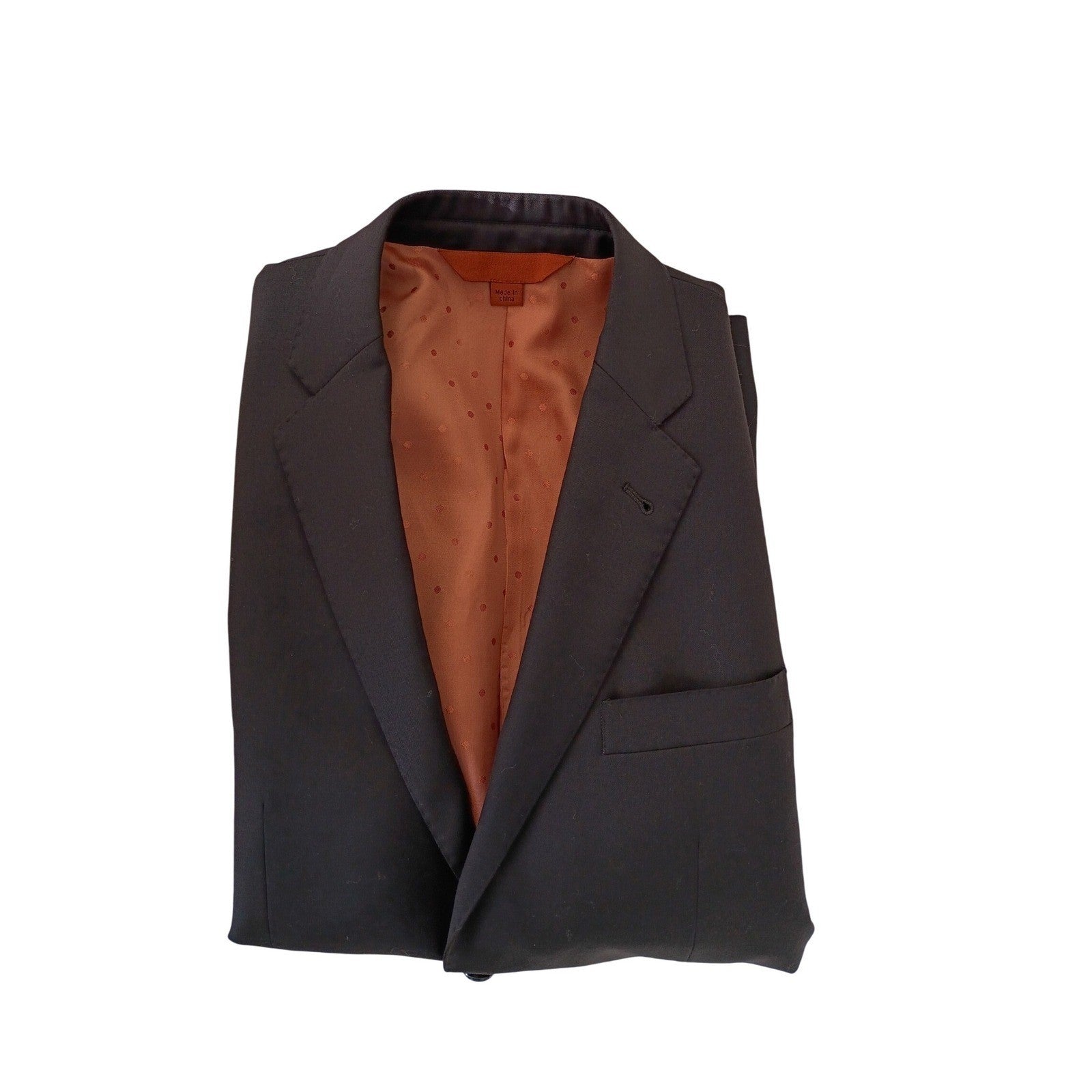 Privé Baroni Italy $700 Super 150s Wool Blazer 38R Navy Distressed Casual