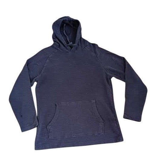 Goodthreads Navy Blue Slub 100% Cotton Pullover Hoodie Size Medium