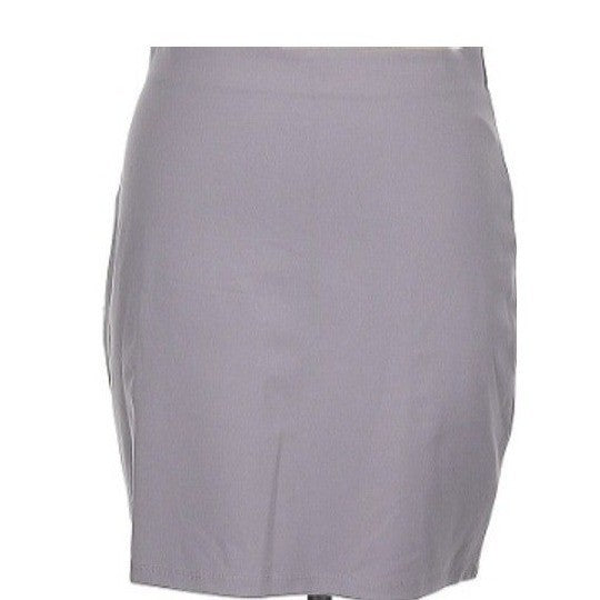 Aritzia Sunday Best Gray Knit Mini Skirt Soft Stretch Preppy Schoolgirl M NWOT