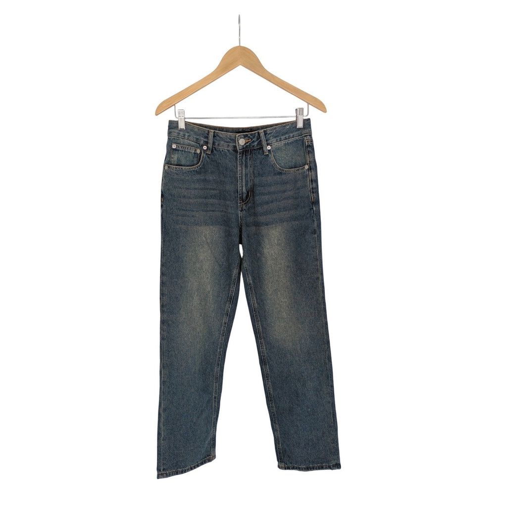 Ashley Mason Premium Women Jeans Blue Wash Size 3 26 Straight Leg Denim