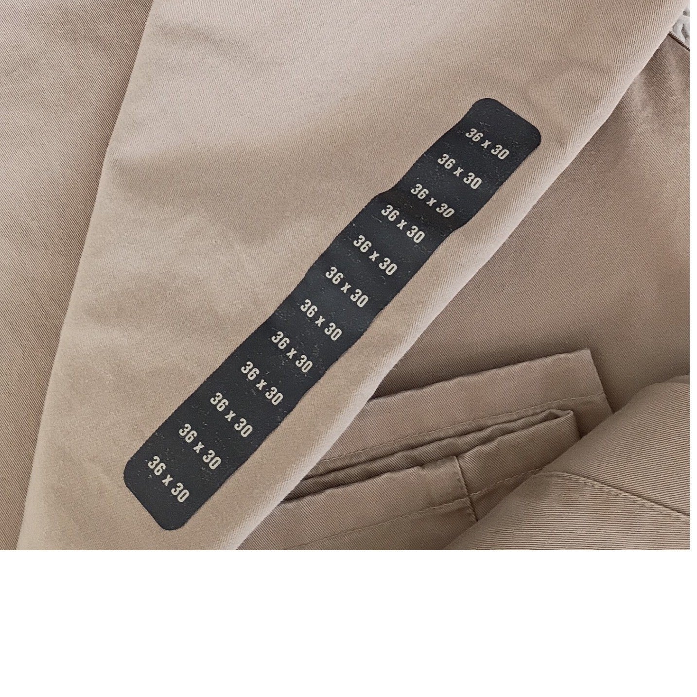 Gap Hudson Straight Leg Khaki Tan Chino Pants Mens 36x30 Cotton Trousers