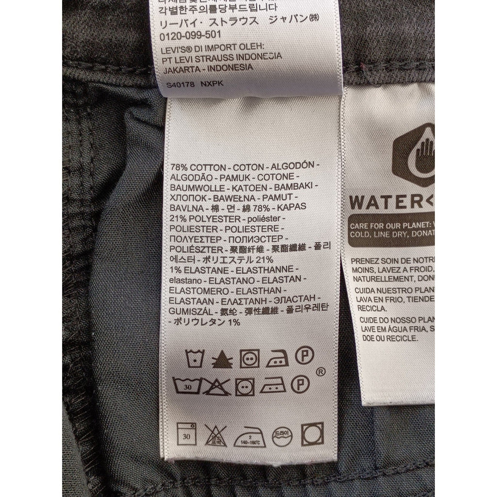 Levi Strauss 710 Super Skinny Black Jeans Women's Size 30