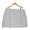 Zac & Rachel White Pleated Skort Womens Plus 20W Stretch Casual NWOT
