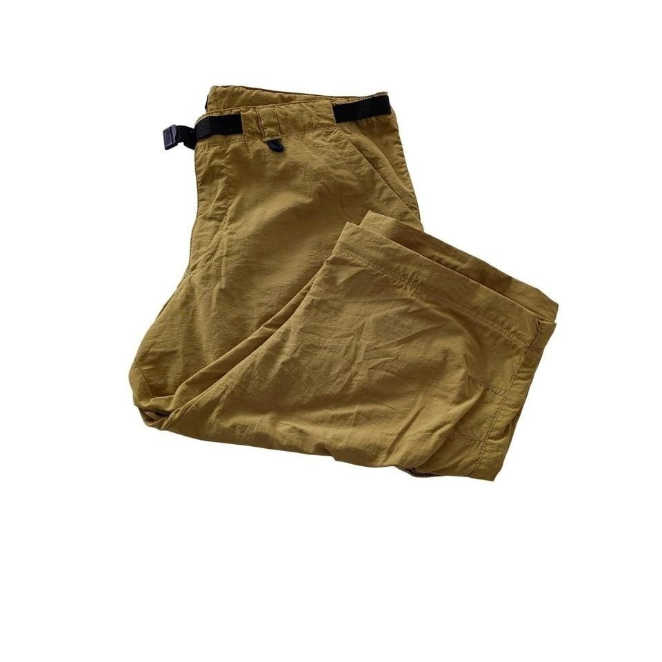 REI Khaki Cargo Pants 10 Nylon Gorpcore Hiking Travel Techwear Outdoor Quick Dry