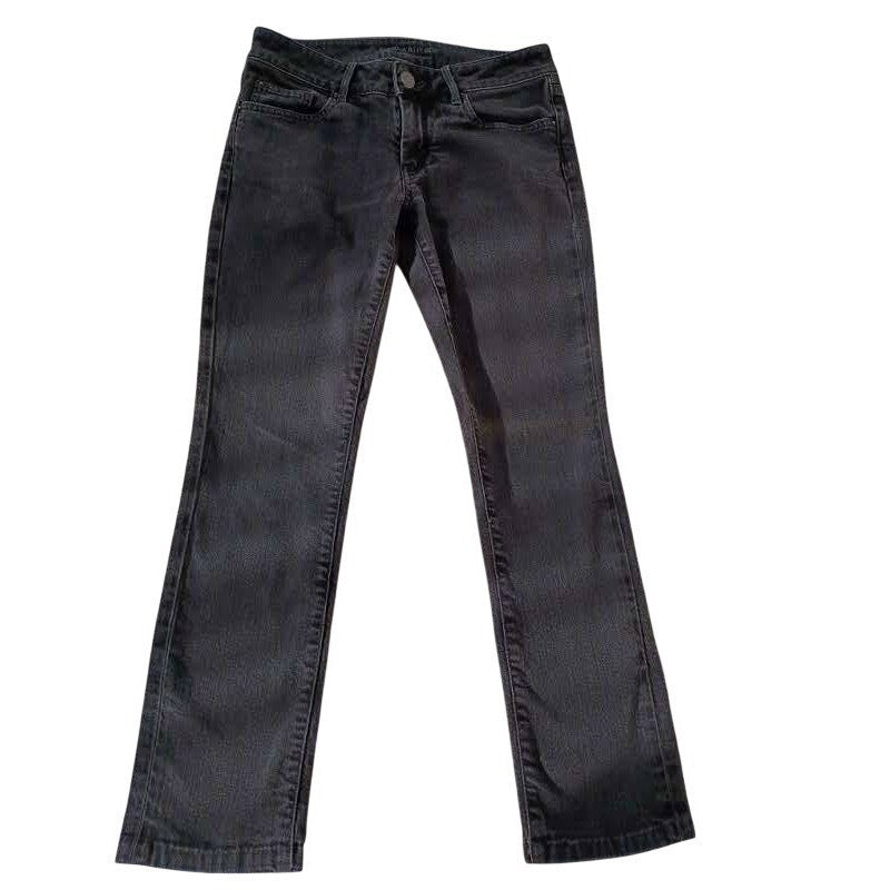 Banana Republic Classic Skinny Jeans Charcoal Gray 28x27 Mid Rise Stretch Denim