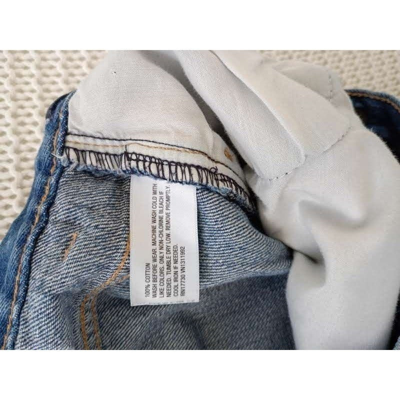 Cat & Jack Relaxed Straight Jeans Medium Wash Denim Girls 16 Fits W24-25