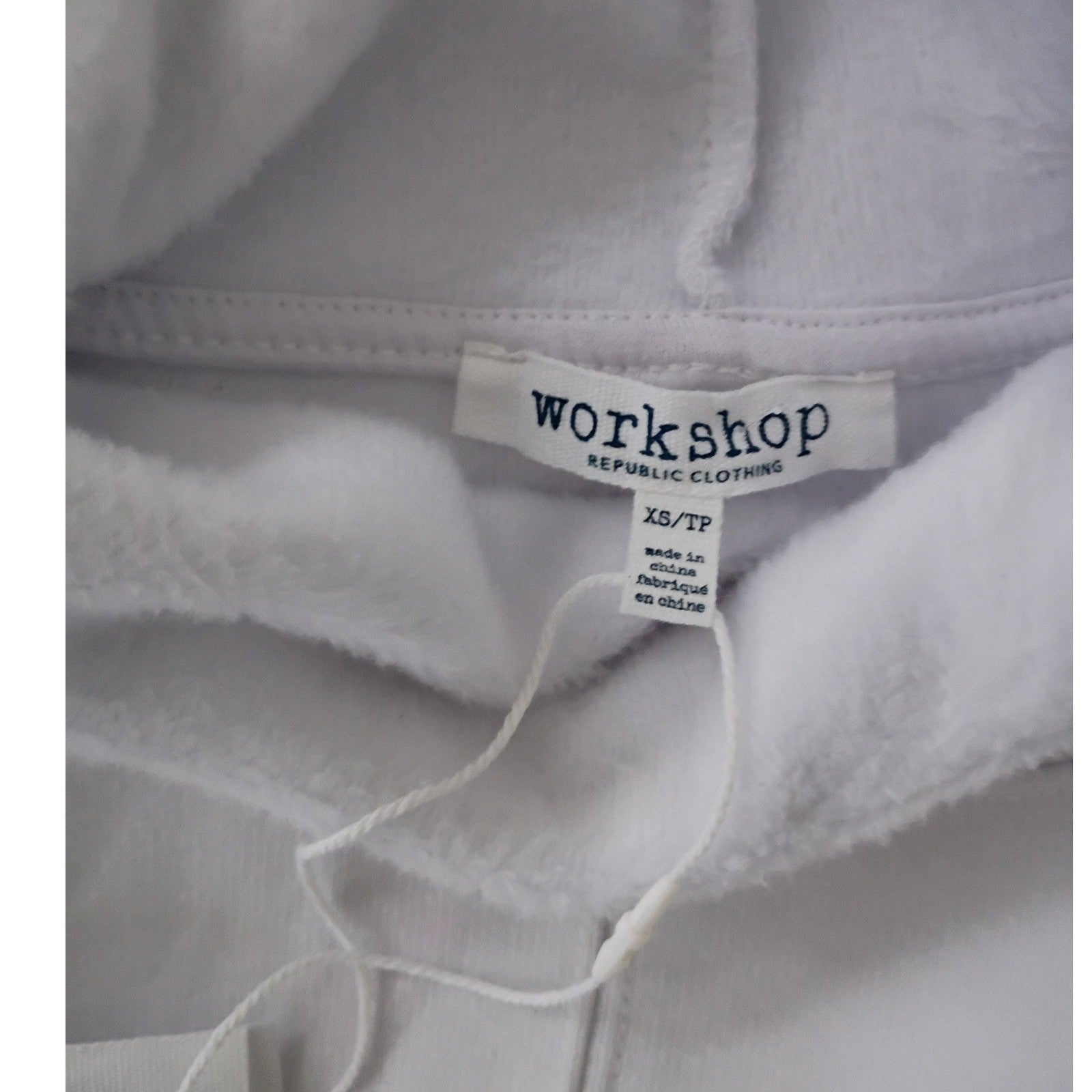 Workshop Republic NWT Cozy Fleece Lined Turtleneck Sweatshirt S Cotton Blend