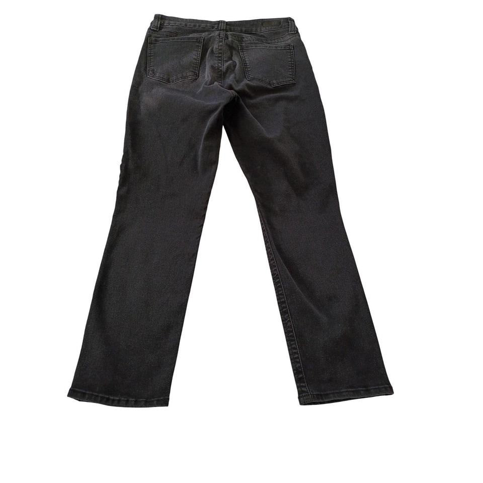 Kut From The Kloth Dark Wash Straight Leg Jeans Women Size 12 Stretch Denim