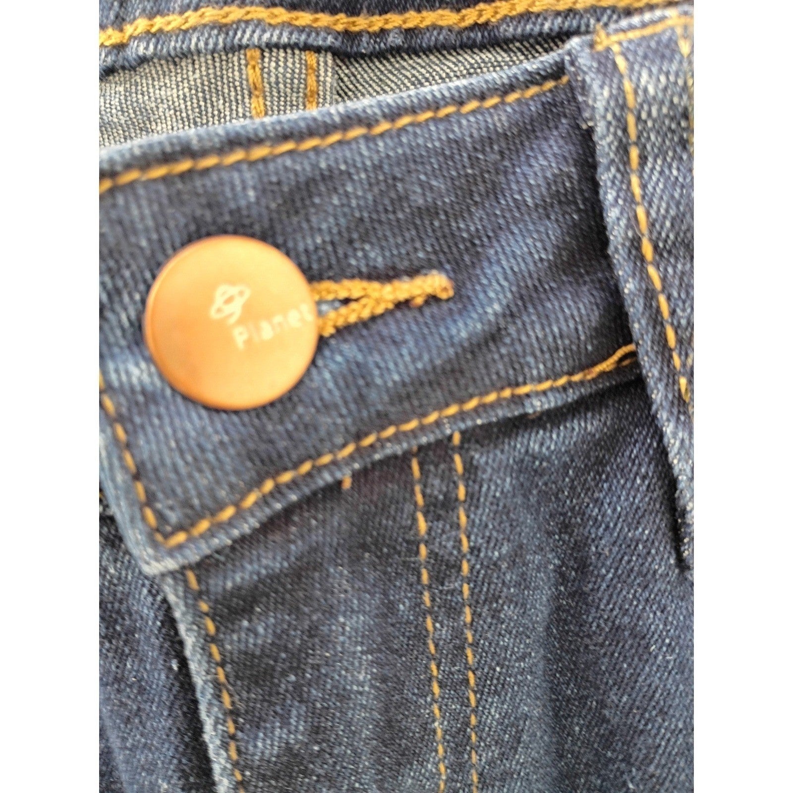 Nine Planet High Rise Bootcut Flare Jeans Dark Wash Stretch 29x28