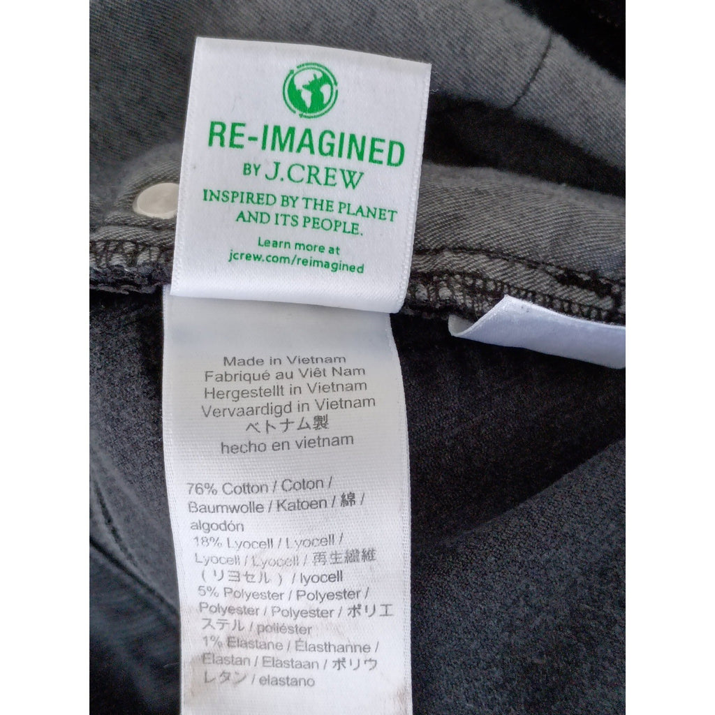 J.Crew Re-Imagined Navy Corduroy Slim Straight Pants 26Tx30 Tall Girl Fit NWOT