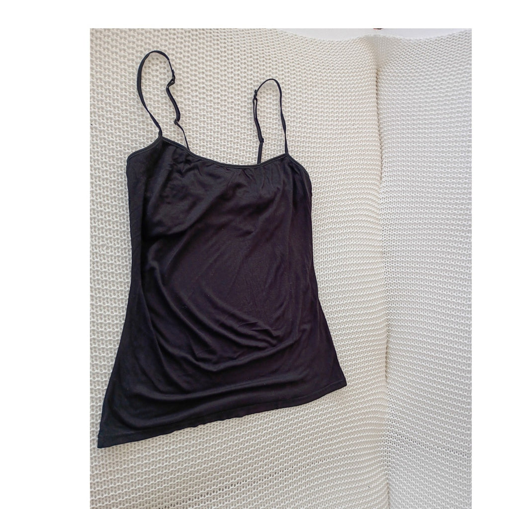 Motherhood Maternity & GAP Black Tank Top + Nursing Cami Bundle Size S -2 Tops
