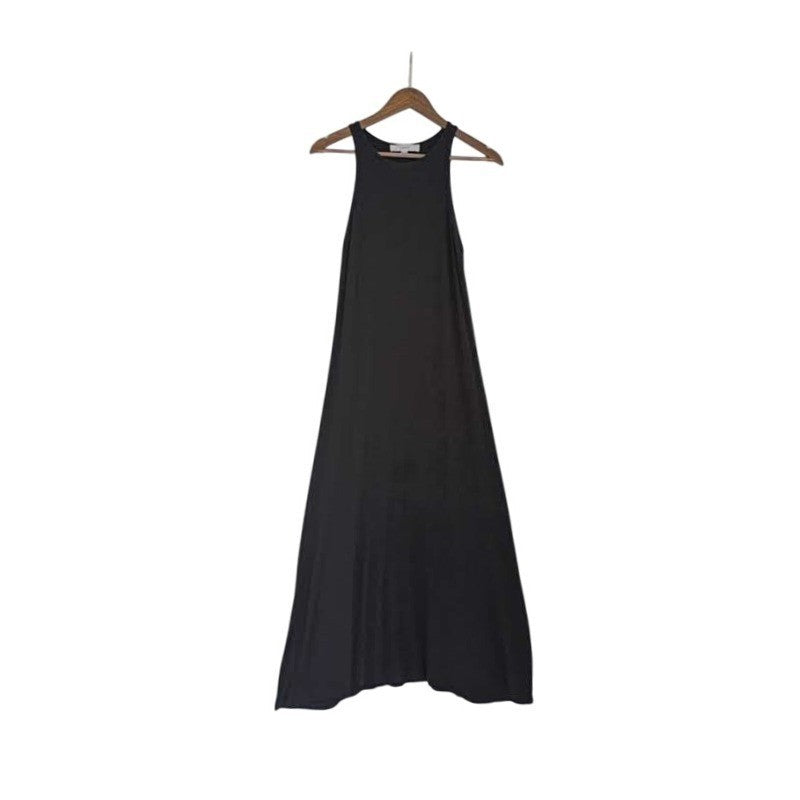 LOFT Black Sleeveless Maxi Dress Size Fits S Flowy Casual Everyday Travel