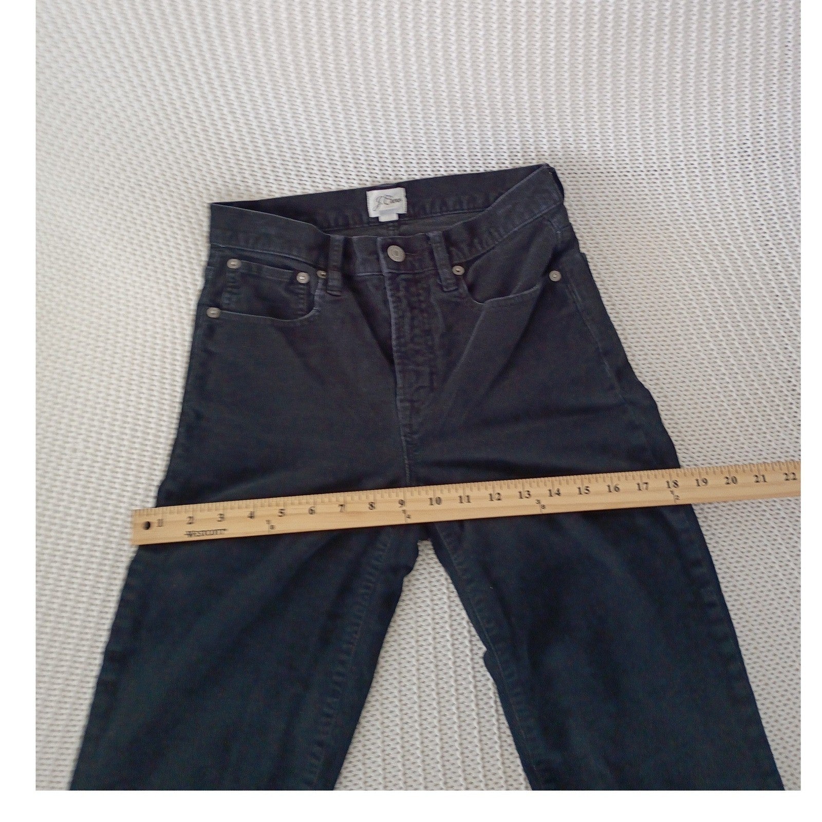J.Crew Re-Imagined Navy Corduroy Slim Straight Pants 26Tx30 Tall Girl Fit NWOT