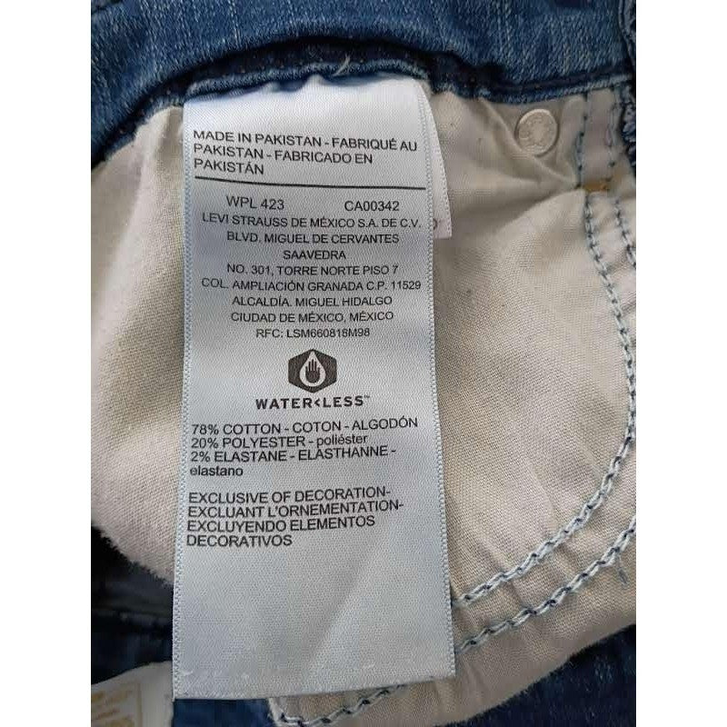 Levi Strauss Signature Gold Label Mid Rise Bootcut Jeans Blue Medium Wash 28x32T