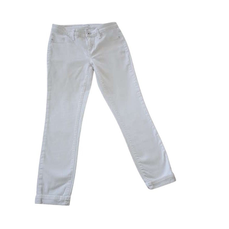 Lila Ryan White Skinny Jeans 26x26 NWOT Mid Rise Stretch Denim Pant Classic Soft