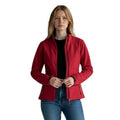 Free Country Womens Softshell Jacket Magenta Pink Fleece Lined Size M RN 82608