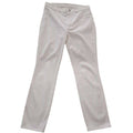 Uniqlo Ultra Stretch Cropped Slim Pants Cream Off White Waist 30x26 Easy Fit