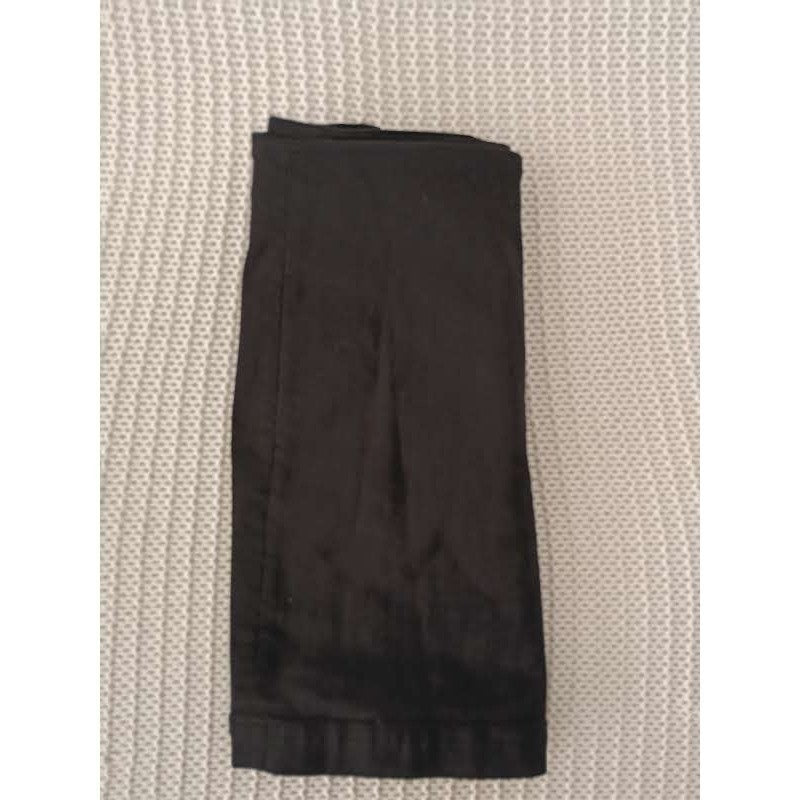 CARMAR LA Edgy Black Denim Mini Skirt 26 Double Side Zip Moto Edgy Street